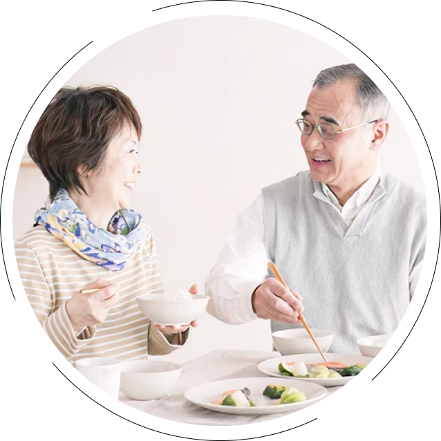 イメージ:よく噛める安心感を得て食の喜びを取り戻したい